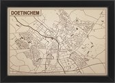 Decoratief Beeld - Houten Van Doetinchem - Hout - Bekroned - Bruin - 21 X 30 Cm