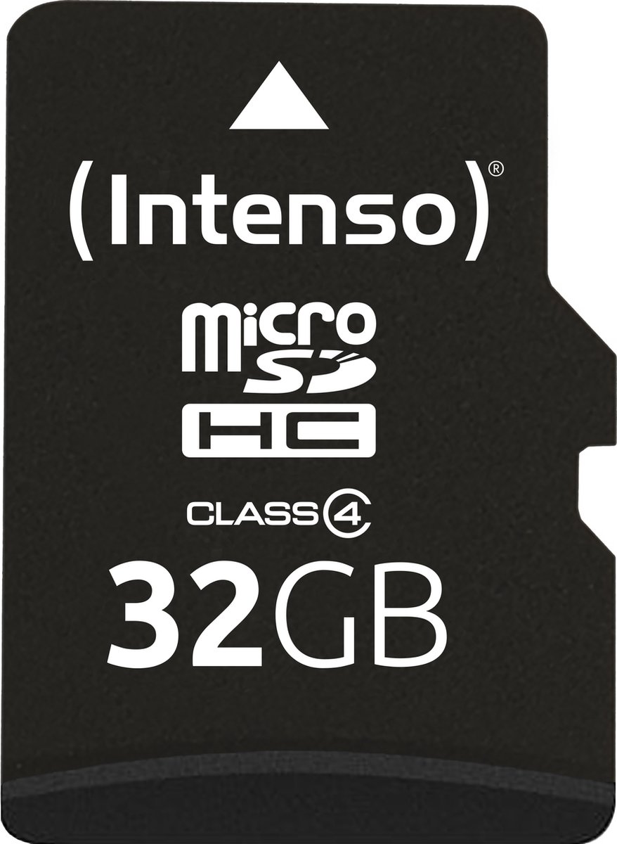 Intenso Micro SDHC 32GB 32GB Micro SDHC Klasse 4 flashgeheugen