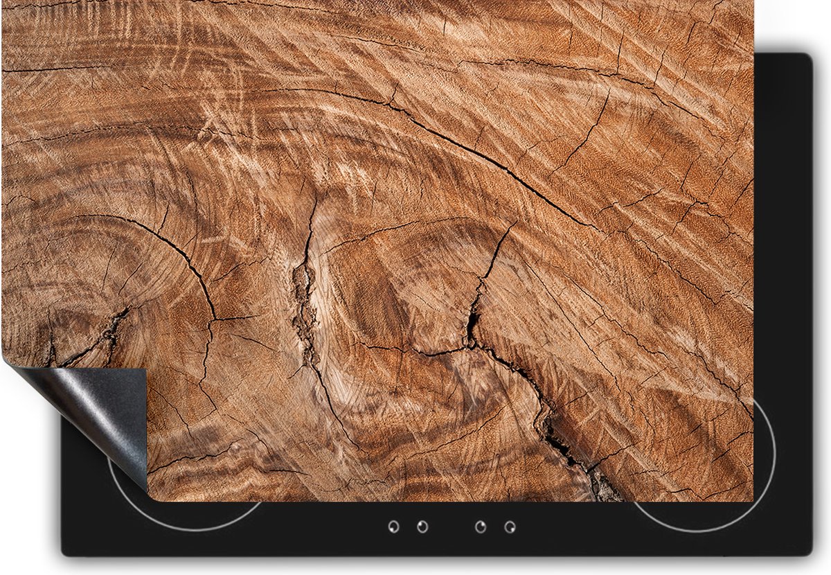 Chefcare Inductie Beschermer Verweerd Hout - 60x55 cm - Afdekplaat Inductie - Kookplaat Beschermer - Inductie Mat