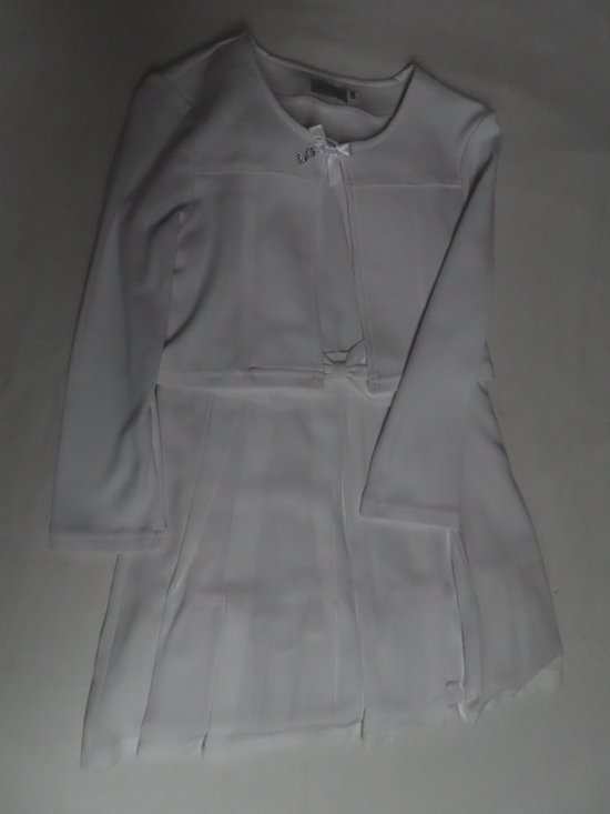Robe - Robe de soirée + gilet blanc - Spécial jupon - 2 ans 92