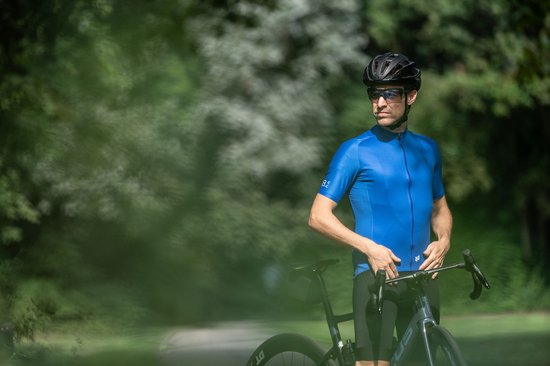 BBB Cycling ComfortFit R - Duurzaam Fietsshirt Heren Korte Mouw - 15-25 °C - Ademend MTB en Wielrenshirt - 3 Achterzakken - Blauw van BBB Cycling — afbeelding 3