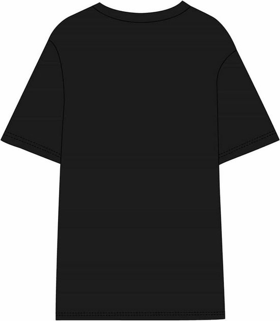 Heren-T-Shirt met Korte Mouwen Disney Zwart Unisex voor volwassenen - M