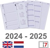 Kalpa 6247-24-25 Mini organisateur Agenda semaine de Rembourrage NL EN 2024 2025