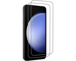 Screenprotector - 2 Stuks - Geschikt voor Samsung Galaxy S23 FE - Extra Sterk - Beschermglas - Gehard Glas - Tempered Glass - Screen Protector