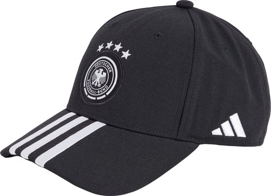 adidas Performance Duitsland Voetbalpet - Unisex - Zwart- Volwassenen (S/M)