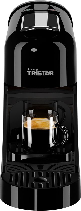 Foto: Tristar koffiecupmachine cm 2300 compacte koffiemachine met ruime watertank capsule koffiezetapparaat geschikt voor camping gebruik zwart