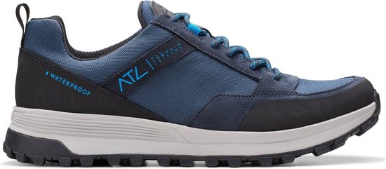 Clarks ATL Trek Lo - heren sneaker - blauw - waterdicht - maat 39.5 (EU) 6 (UK)