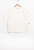 Sissy-Boy - Wit T-shirt met geplooide details