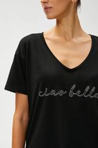 Koton 3SAK50203EK Volwassenen Vrouwen T-shirt Single - Zwart - S