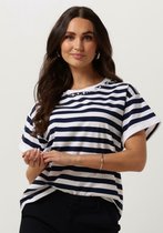 Liu Jo J.striped T-shirt Tops & T-shirts Dames - Shirt - Blauw/wit gestreept - Maat L