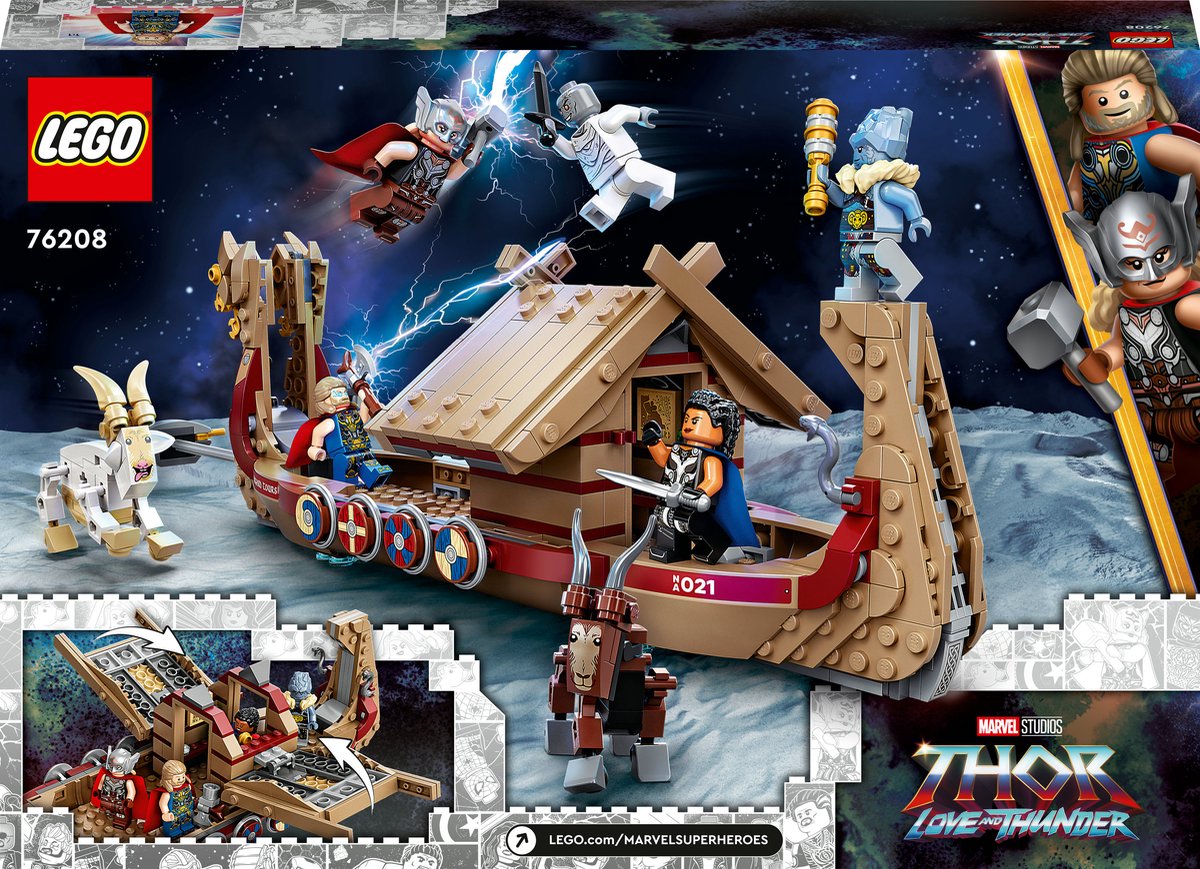 LEGO Marvel Thor Het Geitenschip - 76208