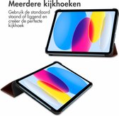 iMoshion Tablet Hoes Geschikt voor iPad 10 (2022) 10.9 inch - iMoshion Trifold Bookcase - Bruin