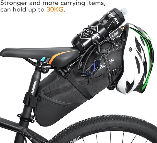 Avoir Avoir® -Waterdichte Fietsentas - 10L Capaciteit | Hoogwaardig Polyester | Aanpasbaar Ontwerp | Betrouwbare Metgezel voor Fietsavonturen