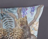 Pure Dekbedovertrek "jungle print met luipard" - Multi - (240x200/220 cm) - Microfiber