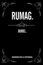 Boekomslag van 'RUMAG. BIJBEL.'