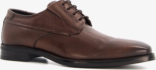 Chaussures à lacets en cuir Van Beers pour hommes marron - Taille 44