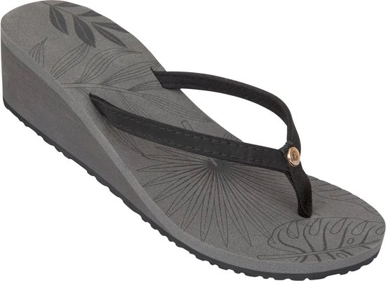 Cool Shoe Corp. DREAM GRAY taille 38 : sandales string sportives et confortables avec talon compensé