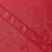 tafelkleed damast ornamenten zijdeglans kringel / cirkel design tafelkleed met zoom, fraai tafelkleed tafel dek afwasbaar en strijkvrij, grootte en kleur naar keuze, 130x190 cm