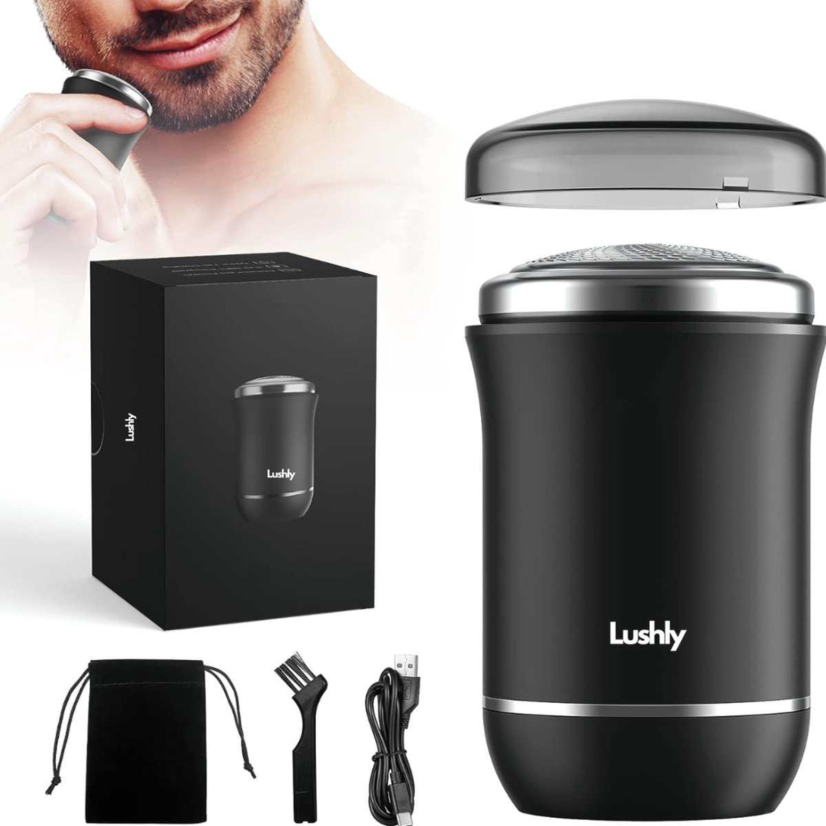 Lushly scheerapparaat mannen tondeuse mannen scheerapparaat met trimmer mannen scheerapparaat trimmer