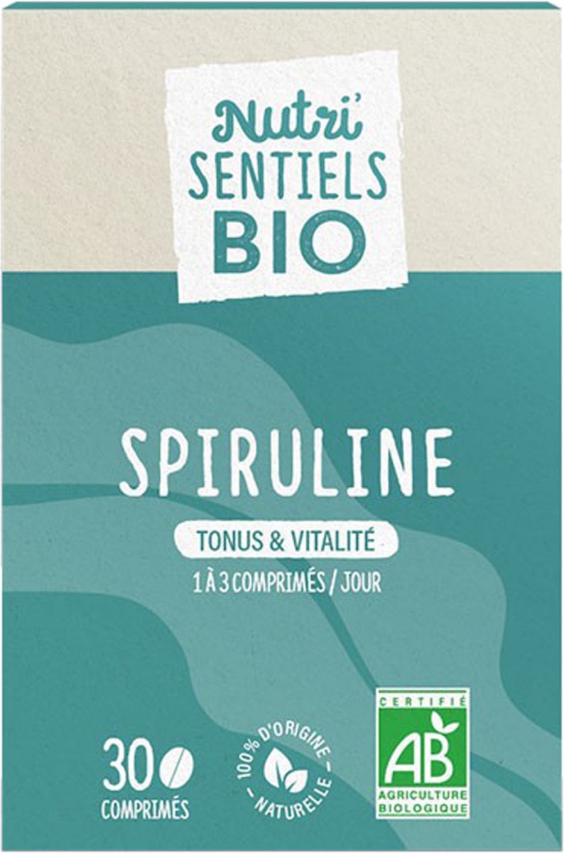 Goedkoopste Vitavea Nutri'SENTIELS ORGANIC Spirulina Tonus & Vitaliteit Biologisch 30 Tabletten