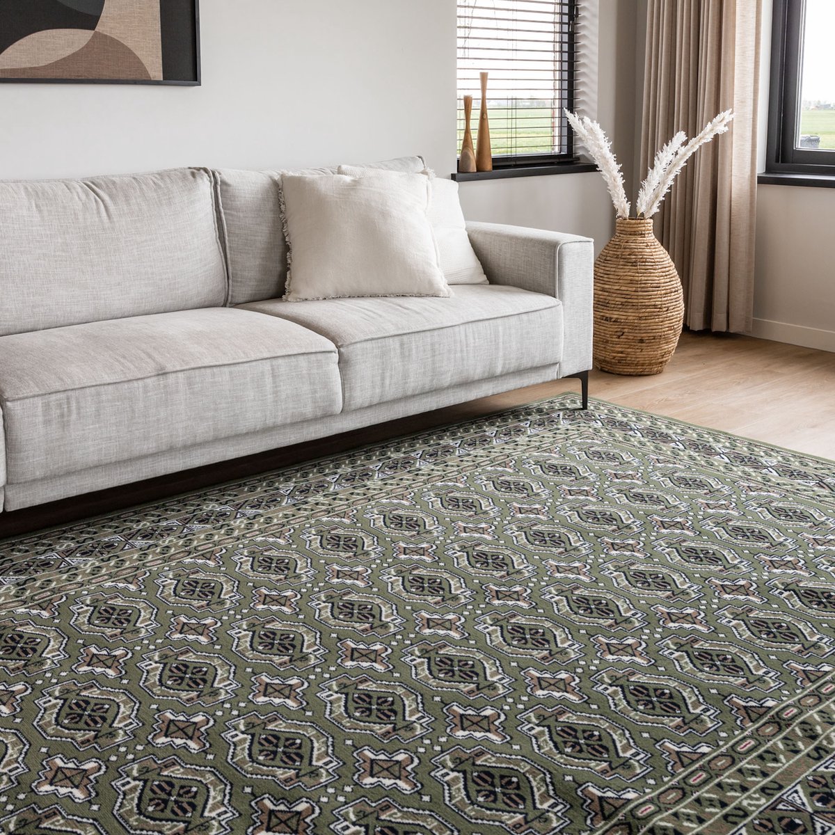 Vintage vloerkleed Marad Groen Interieur05 - 235 x 320 cm (XL)