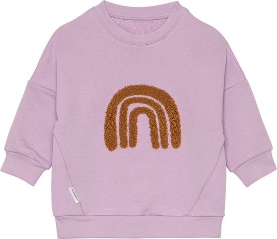 Lässig Kids Sweater GOTS Little Gang Rainbow lilac, 2-4 jaar, maat 98/104