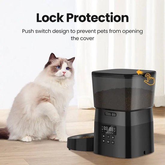 ROJECO Automatische Voerbak Kat en Hond - Smart Control - 2 - ROJECO - €79,99