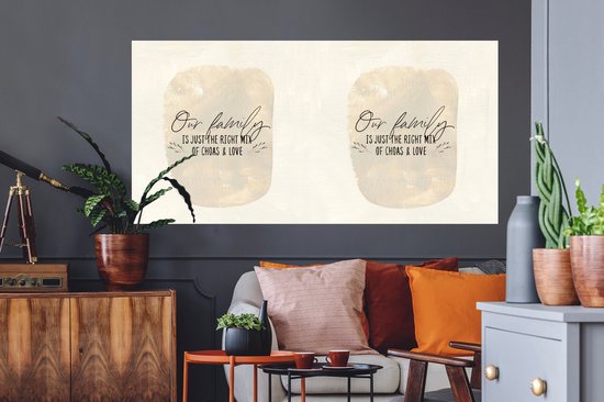 Muurstickers - Sticker Folie - Familie - Ouders - Quotes - 160x80 cm - Plakfolie - Muurstickers Kinderkamer - Zelfklevend Behang - Zelfklevend behangpapier - Stickerfolie