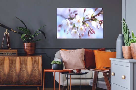 Fotobehang Bloesem: creëer een oase van Bloemen aan de muur