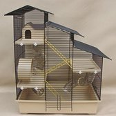 Cage à hamster - Cage à hamster - Couvre-sol pour hamster - 62 x 56 x 38cm