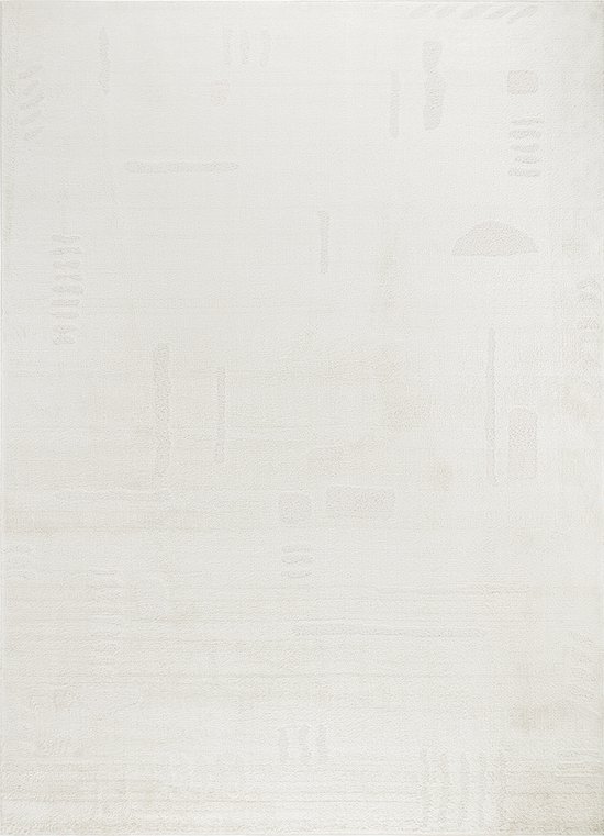 SURYA Tapis - Salon, Chambre - Tapis Scandinave Moderne RITA - Ivoire/ Wit Cassé - 160x213 cm