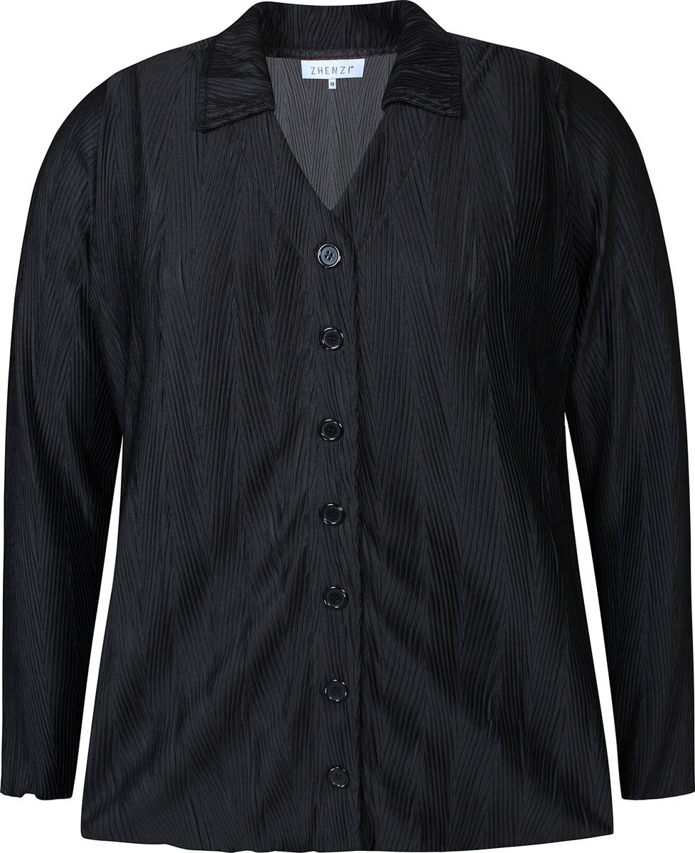 Zhenzi crincle blouse ELONI