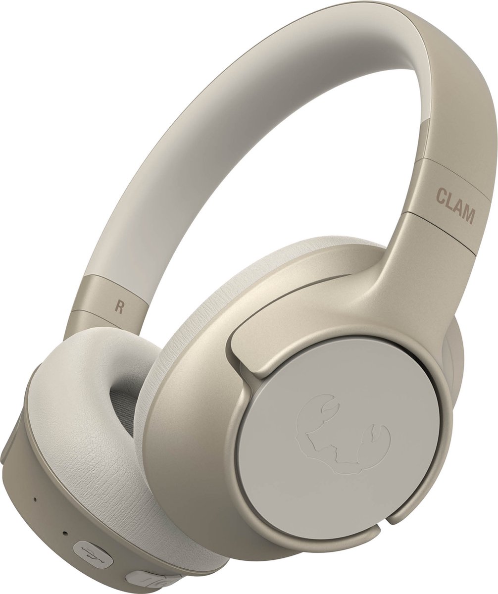 Fresh ‘n Rebel Clam Fuse – Draadloze Bluetooth Koptelefoon met Active Noise Cancelling - 45 uur Speelduur - Silky Sand