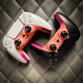 Afslag11 . Custom controller behuizing faceplate - geschikt voor de Playstation 5 controller - Duo Cherry/Roze
