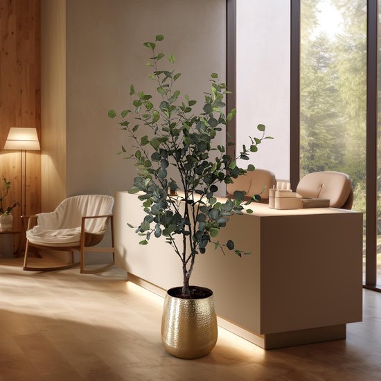 Plante artificielle - Eucalyptus - Gommier Bleu - 140 cm