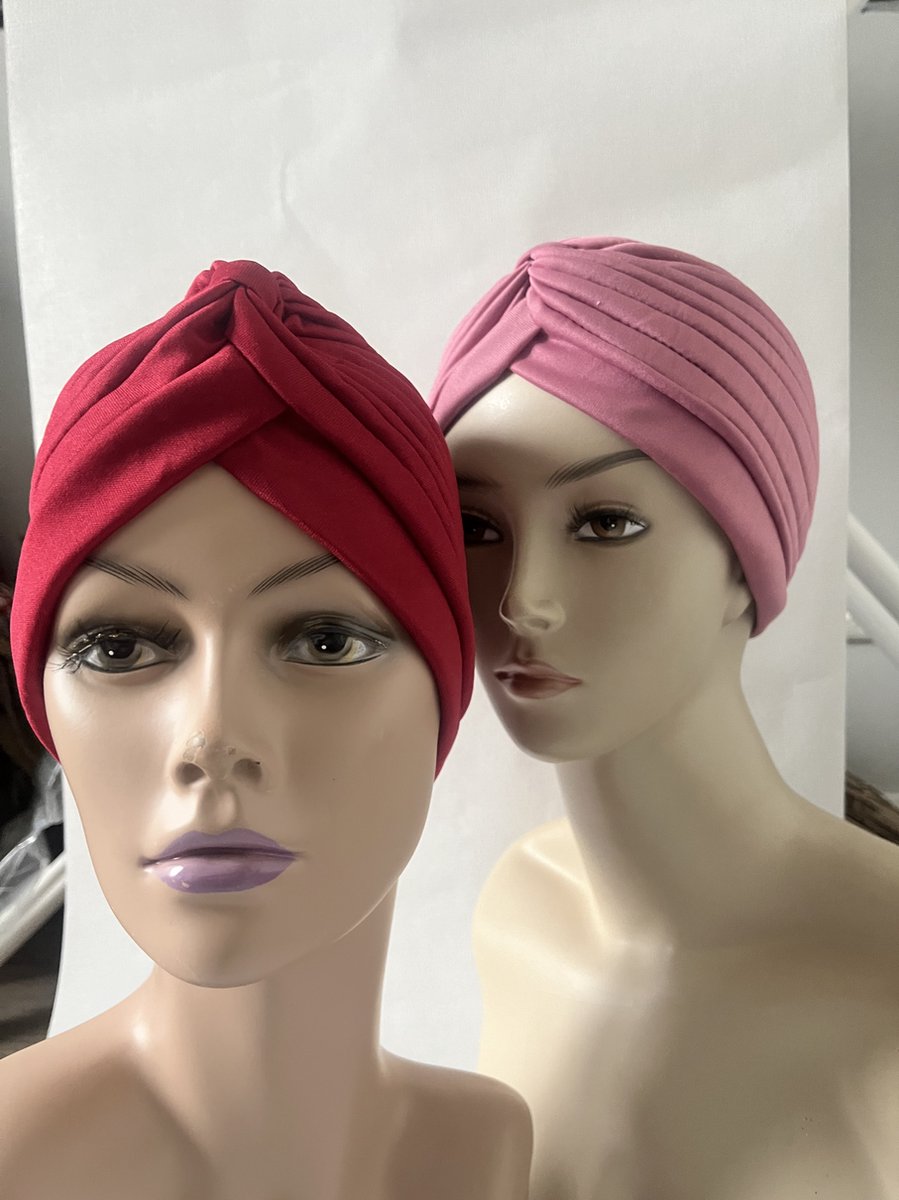 Hair4life - Chemo mutsjes - Muts dames - Mutsjes - Duopack - Set van 2 - Hooddeksel - Alopecia - Hair4life