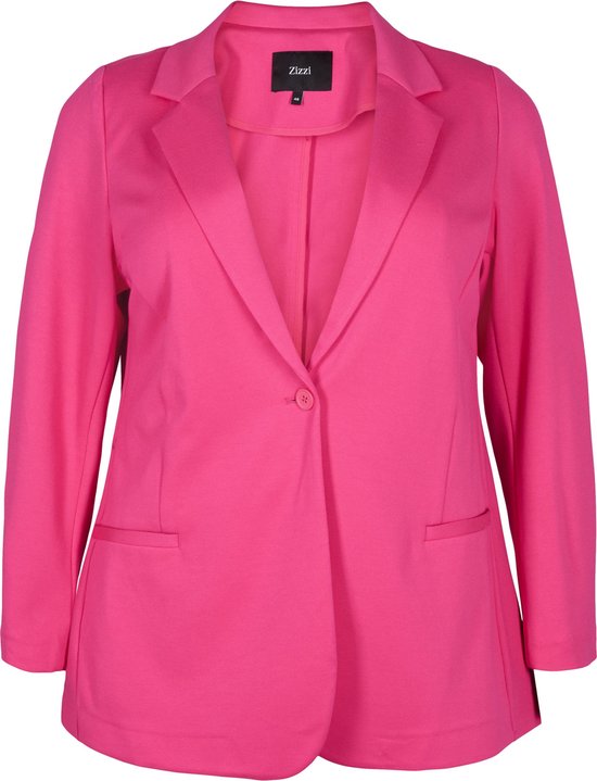 ZIZZI JMADDIE LS BLAZER Dames Jas - Pink - Maat 60