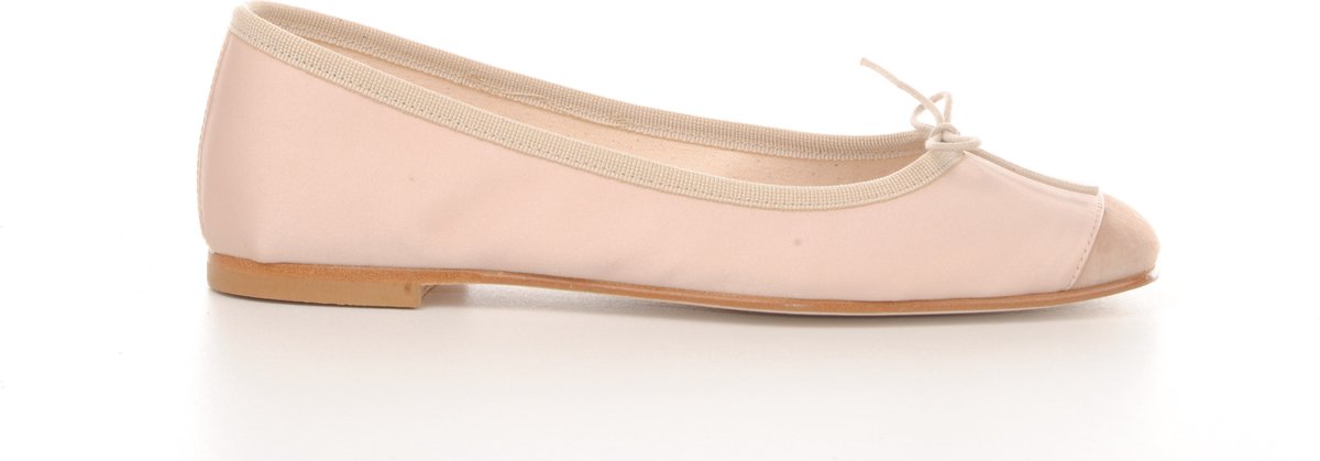 MAURY ballerine Silke satin beige