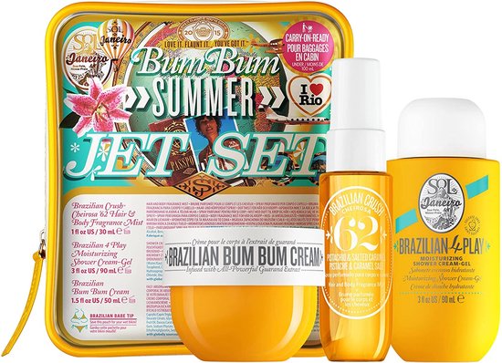 Sol de Janeiro Bum Bum - Jet Set - bath & Body - Douchegel - Bodylotion - Bodymist