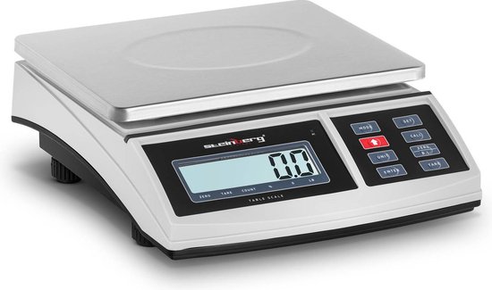 Cântar de masă - 15 kg / 0,5 g - 21 x 27 cm - LED | dev5
