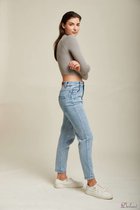 Broek Toxik3 hoge taille mom-fit light jeans new
