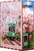 Tonecheer Book Nook: Sakura's Travel | Houten 3D-puzzel | Verlicht | Sensor | DIY-miniatuurhuis | TQ119