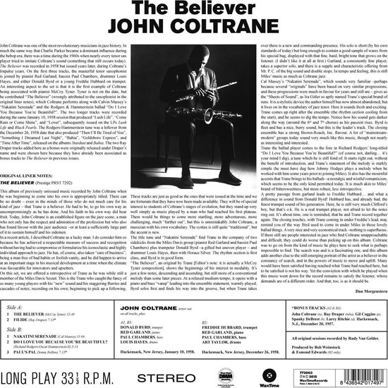 The Believer, John Coltrane | LP (album) | Muziek | bol
