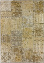 Patchwork Vloerkleed Dices - Yellow Rust 160x230 cm