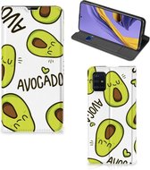 Magnet Case Geschikt voor Samsung Galaxy A51 Avocado Singing