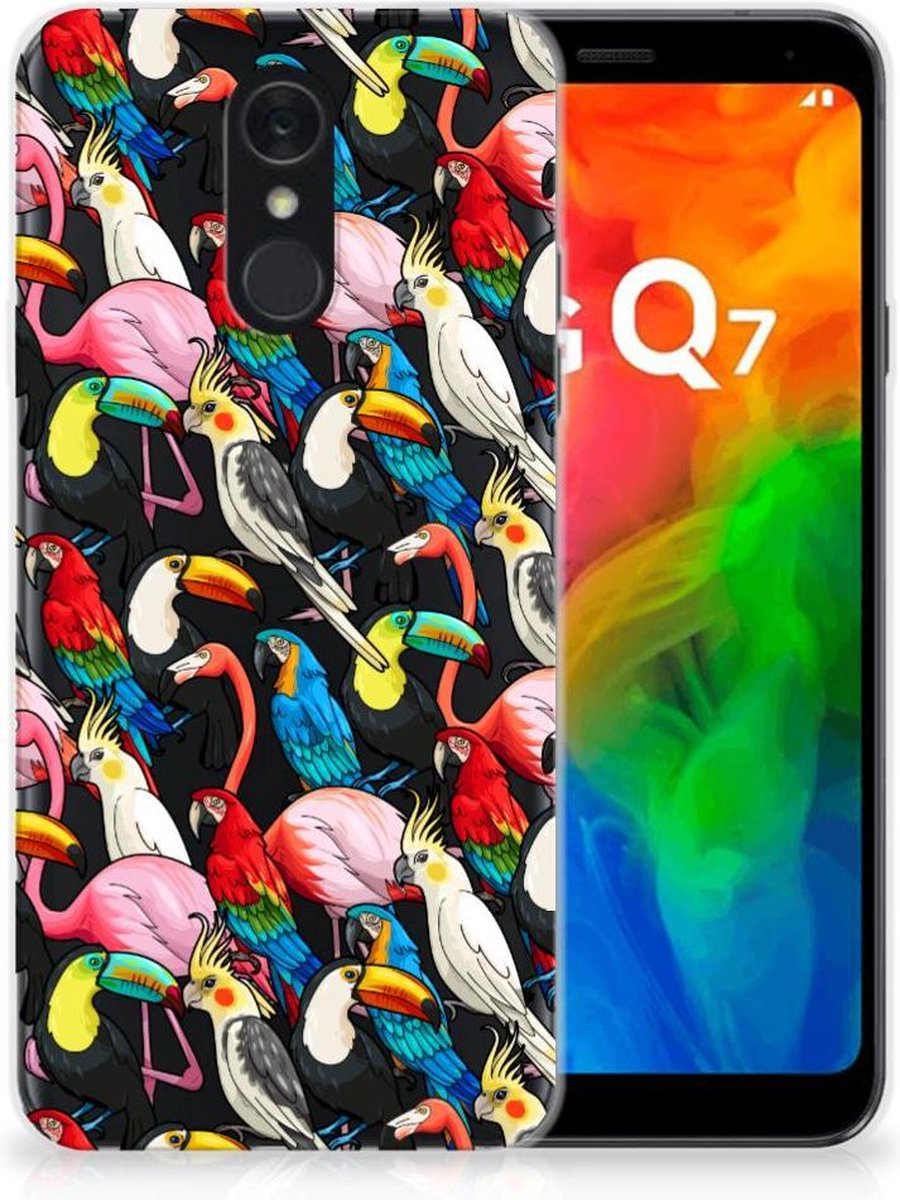 LG Q7 TPU Hoesje Birds