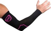 INC Pro Compressie Arm Sleeves Zwart / Roze - Maat L