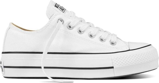 Converse Dames Sneakers Chuck Taylor Allstar Lift - Wit - Maat 39 | bol.com