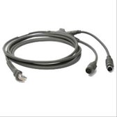 Zebra Cable KBW P/S2 PS/2-kabel 2,1 m Grijs