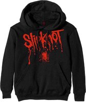 Slipknot - Splatter Hoodie/trui - met rug print - M - Zwart
